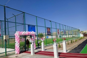 Shumanay tumanida joylashgan mini futbol maydonchasi